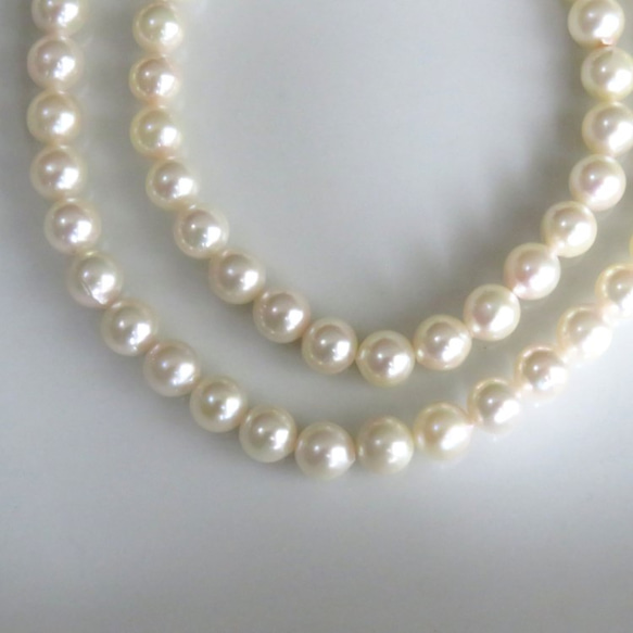 ﾌｫｰﾏﾙOK! あこや真珠のネックレス　MN0815-005 3枚目の画像