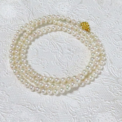 あこや真珠のロングネックレス　5.5～6.0mm　MN0116-010 1枚目の画像