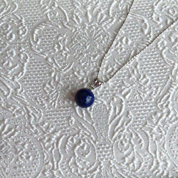 濃い『ラピスラズリ』のペンダントトップ　12月誕生石　MN0416-006 3枚目の画像