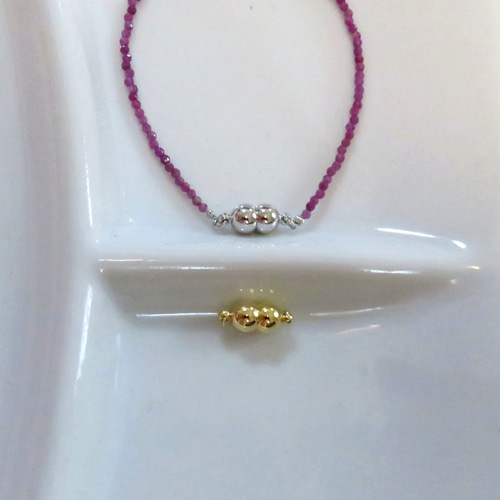 宝石質 極上ルビーのブレスレット MB0521-001 7月誕生石 ブレスレット