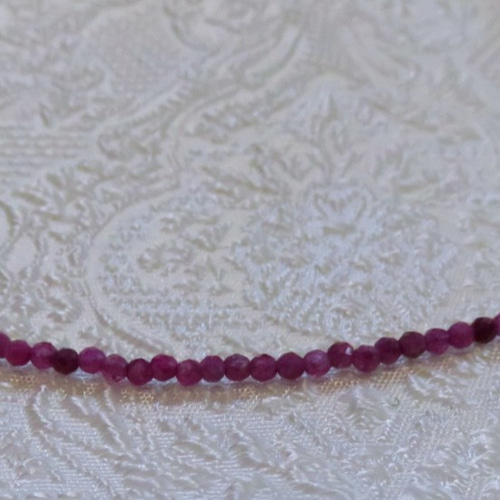 宝石質 極上ルビーのブレスレット MB0521-001 7月誕生石 ブレスレット