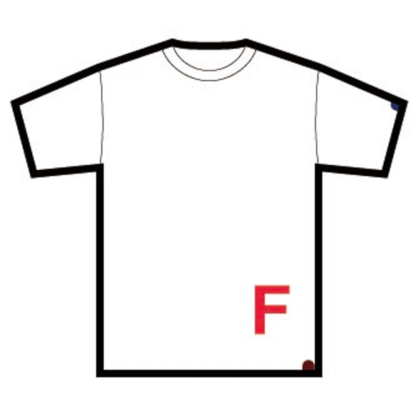 『   F  T-shirt  』 3枚目の画像