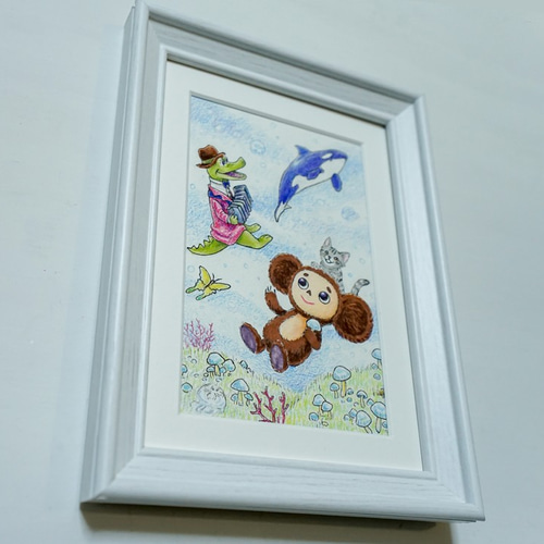 Creema×チェブラーシカ イラスト 横尾さやか 通販 6443595