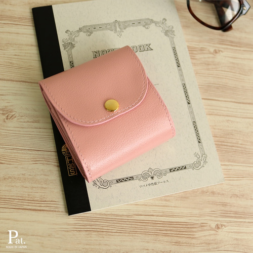 マネークリップ 小さい財布 【ベーシック Pat.mini ピンク マネークリップ 小さい財布 【ベーシック Pat.mini ピンク