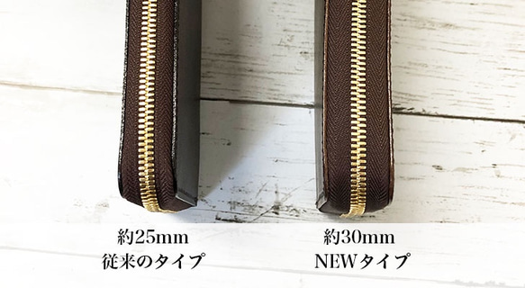 ＊選べる5色＊ 使いやすい長財布 【ベーシック Pat.Zip】 国産レザー 革 日本製 メンズ レディース 4枚目の画像
