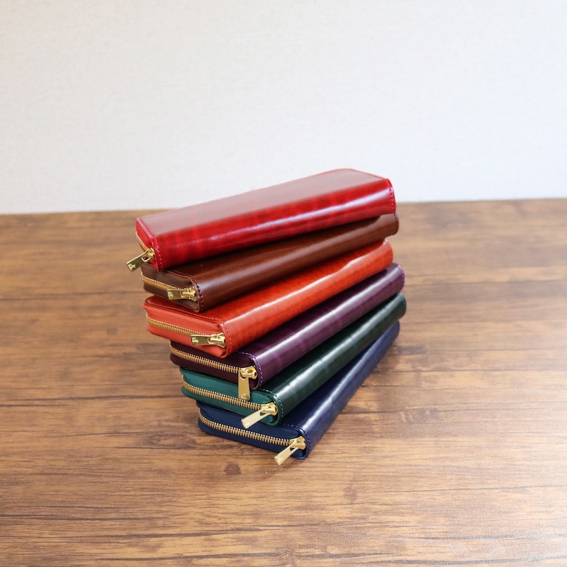 使いやすい長財布 【革の宝石ルガトー Pat.Zip】 長財布 レザー 革  プレゼント