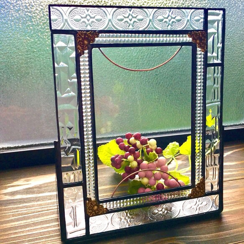 送料無料！ステンドグラス コーナーデコレーション クリスタル