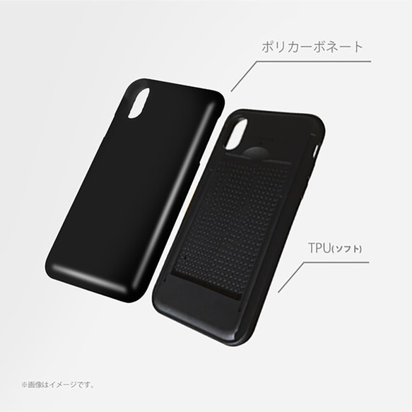 「TAXI」ICカード収納付きiPhoneケース 6枚目の画像