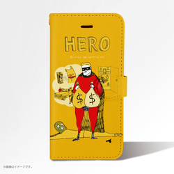 Original手帳型iPhoneケース「誘惑と戦うHERO」 1枚目の画像