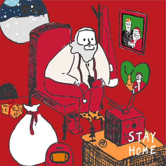 Originalスマホケース「STAY HOME ON CHRISTMAS」 5枚目の画像