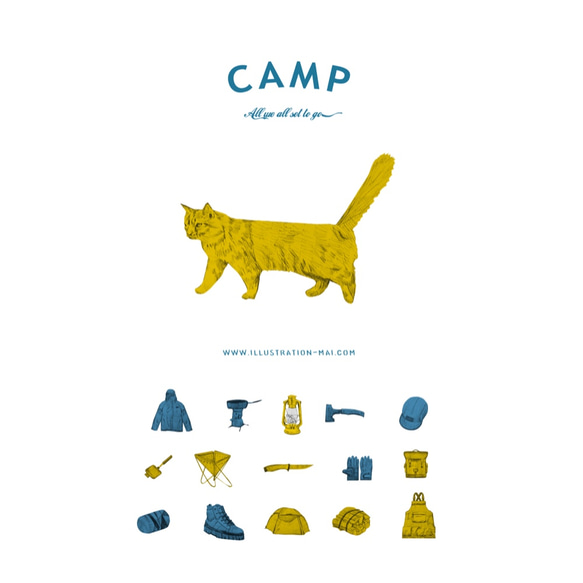 「CAMP」コットンTシャツ/送料無料 9枚目の画像