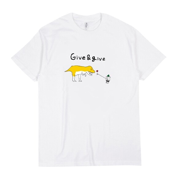 「Give＆give」 Tシャツ/送料込み 2枚目の画像