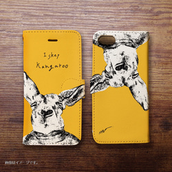 原創手帳型iPhone手機殼「Kangaroo」 第2張的照片