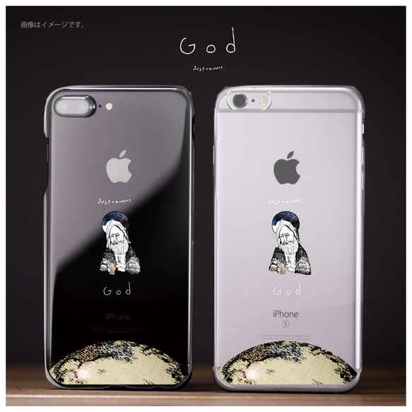 originaliPhone6/6s/6plus_クリアケース「GOD」 1枚目の画像