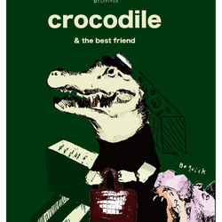 NEW! 原創手帳型iPhone手機殼「crocodile3」 第6張的照片