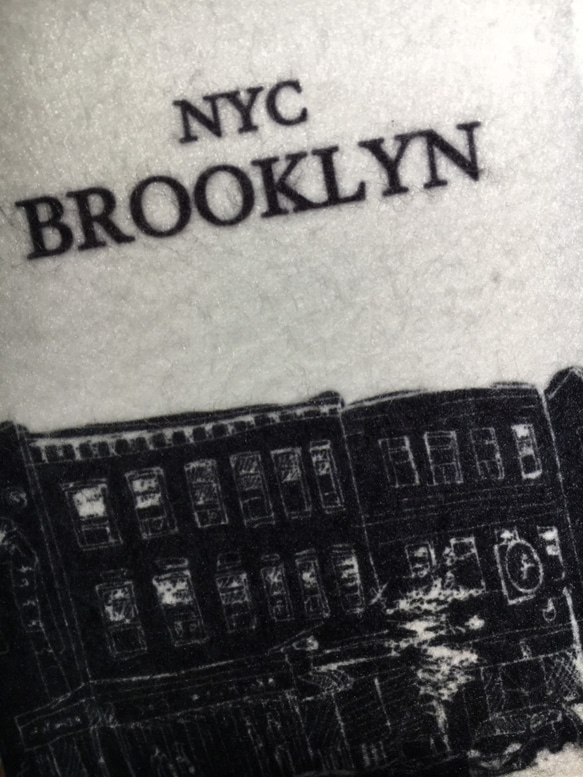 Originalフェルト素材ブックカバー「BROOKLYN」 4枚目の画像