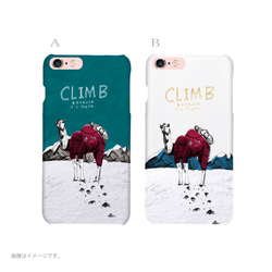 Originalスマホケース「CLIMB_雪山のラクダ」 2枚目の画像