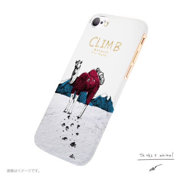 Originalスマホケース「CLIMB_雪山のラクダ」 3枚目の画像