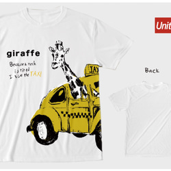 OriginalオーバープリントTシャツ「TAXI」 2枚目の画像