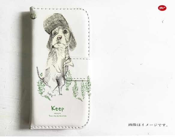 Original手帳型iPhoneケース「Keep」 1枚目の画像