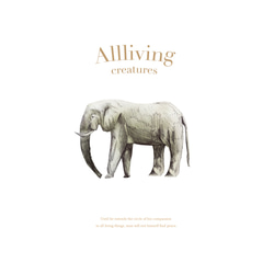 Original手帳型iPhoneケース「All living creatures_elephant」 5枚目の画像