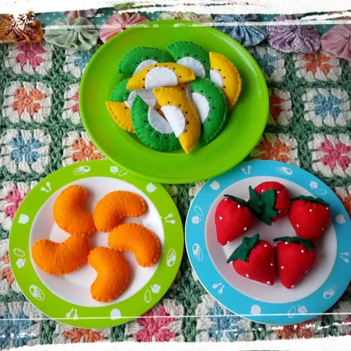 送料無料〖オーダー制作〗☆フェルトのフルーツ盛り合わせ