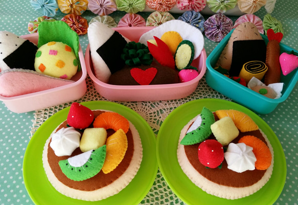 送料無料〖オーダー制作〗☆フェルトのおままごとMix