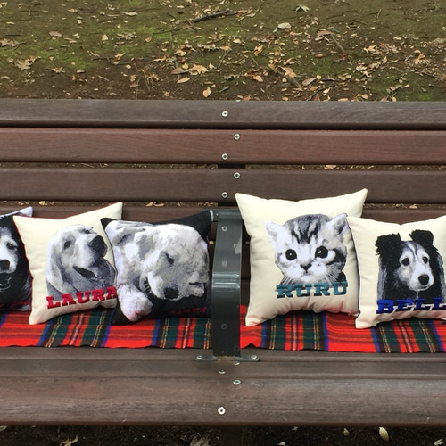 オーダーメイド】世界に一つだけのうちの子クッション 30cm×30cm