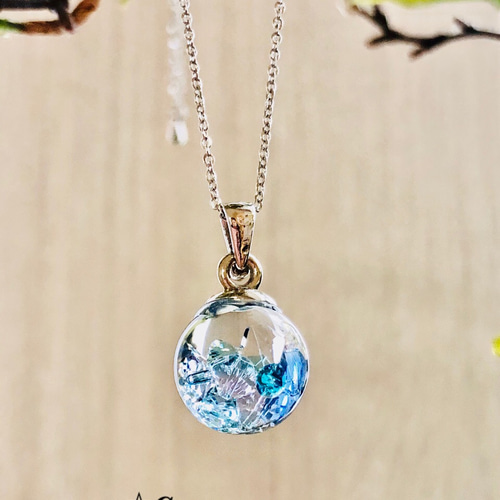 ❤️チャルメラ❤️星の海 小さな水族館 Sea drop✩。°ネックレス