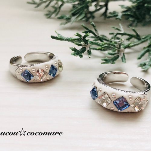 スワロフスキー　レア リング 58 18号 シルバー スワロフスキー レア リング 58 18号 シルバー 指輪リング