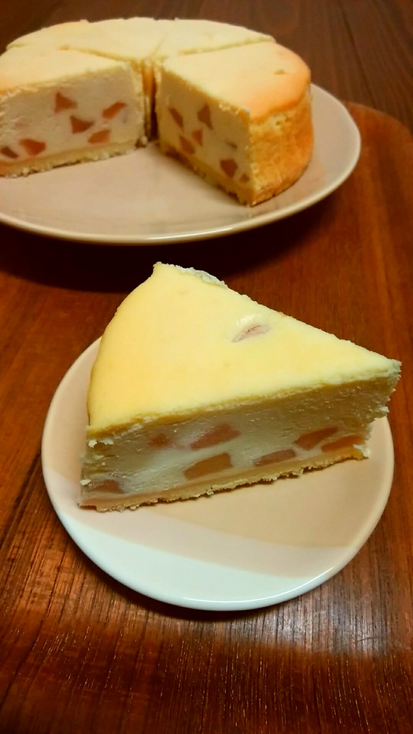 ころころ林檎のほっこりチーズケーキ。 2枚目の画像