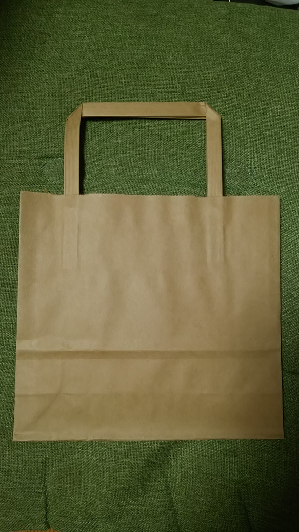 シンプルな紙袋 16.5×18㌢幅6㌢ 1枚目の画像