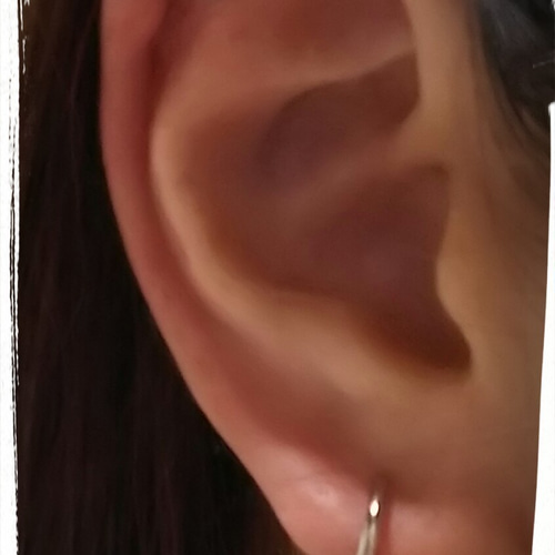 フェイクピアス～シルバーシンプルリングイヤリング・イヤーカフ(直径