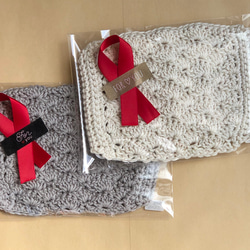 ✳︎松編み模様のニットマスク✳︎ 3枚目の画像