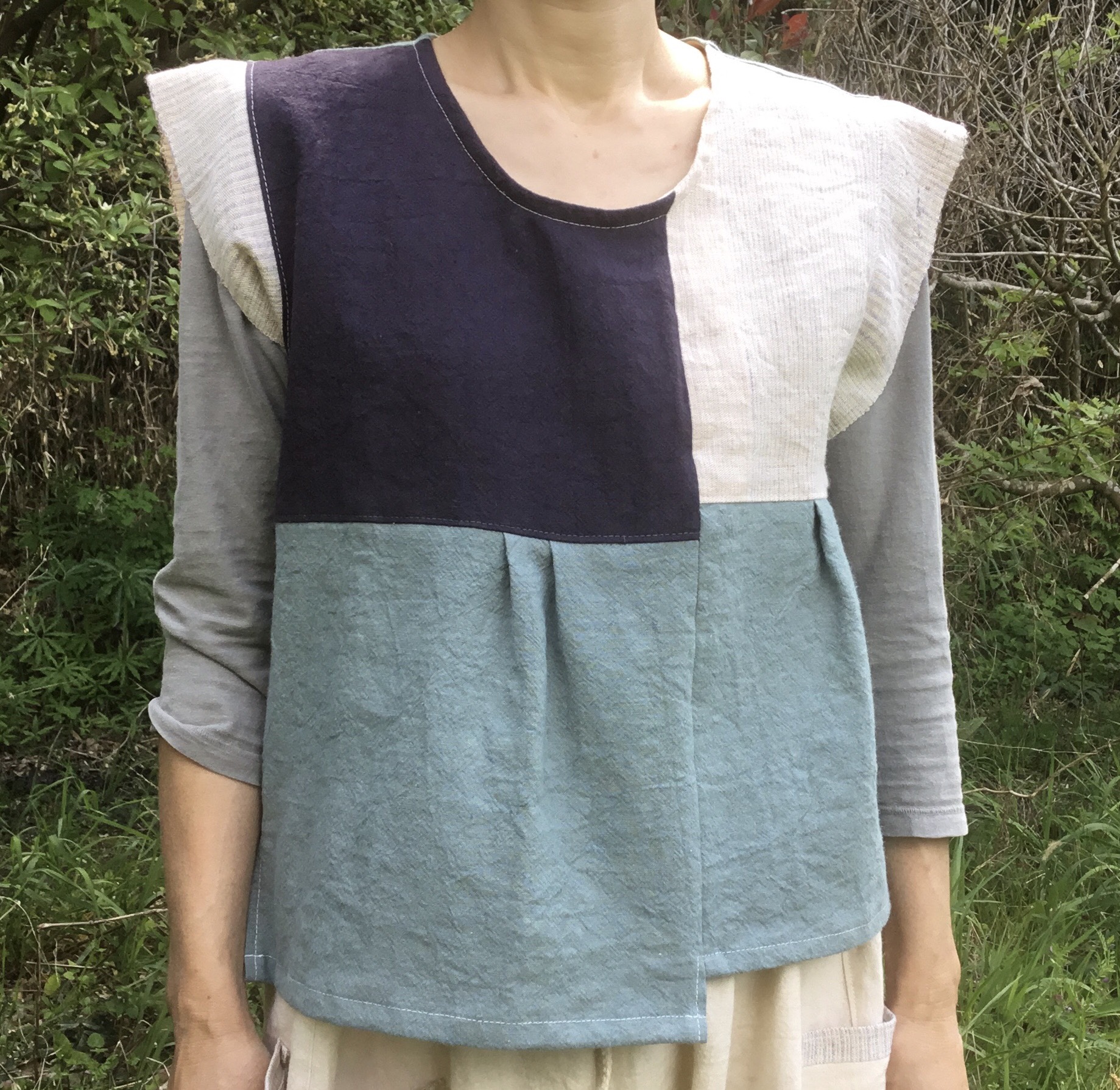 麻の切り替えベストB