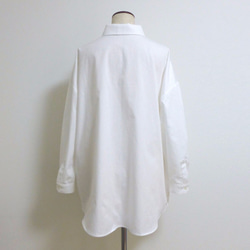 コエリブラウス　~衿を立てて着るオーバーサイズ白シャツ~ 3枚目の画像