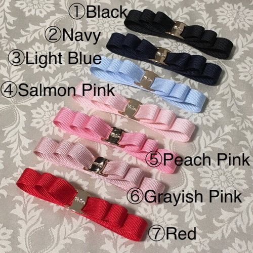 親子でおそろいも♡フェラガモ風ヘアアクセサリー（バレッタ