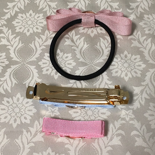 親子でおそろいも♡フェラガモ風ヘアアクセサリー（バレッタ