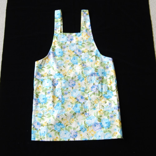Sサイズ プリント花柄 H型エプロン エプロン rose910 通販 4452944