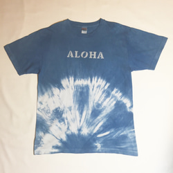 s様オーダー品 藍染-T ALOHA 1枚目の画像