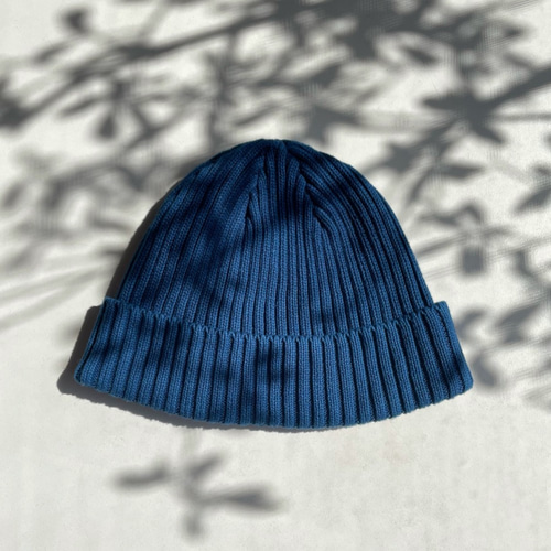 CA4LA美品ネイビー リブ編み ニット帽 MIAO LI2(ONESIZE BLUE): ニットキャップ帽子通販｜CA4LA公式
