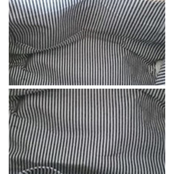 3wayグレー帆布とベージュ合皮のリュックK 10枚目の画像