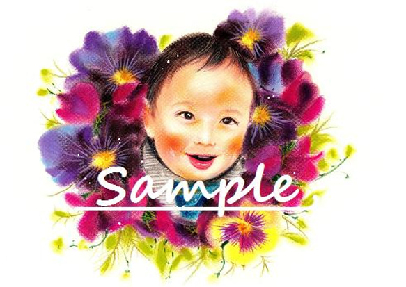 オーダー】赤ちゃんの似顔絵 絵画 umecha 通販 548941｜Creema