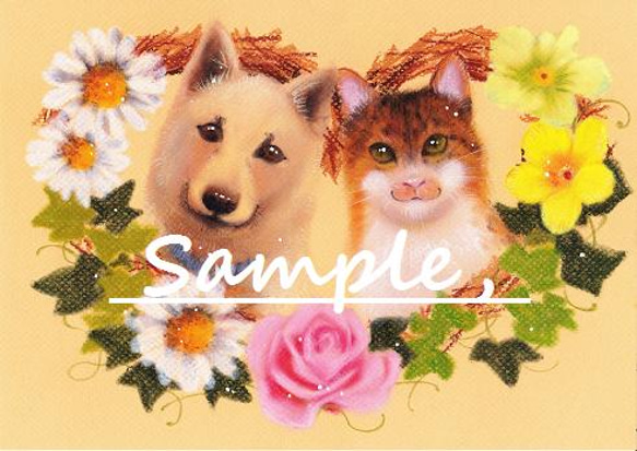 ペット似顔絵オーダー ミニ額 | LUCKEYPEN工房 ペットの似顔絵