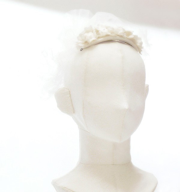 シルク.ボンネ.Silk絹100％.小花のボンネ.あじさい.クローバー ウェディング ヘッドドレス 人気・おすすめ｜使いやすい・旅行におすすめ 品質保証 全国発送 日本国内発送・最短翌日お届け