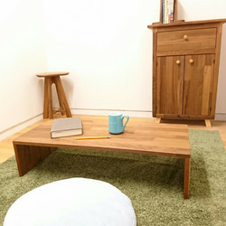シンプルなローテーブル 1枚目の画像