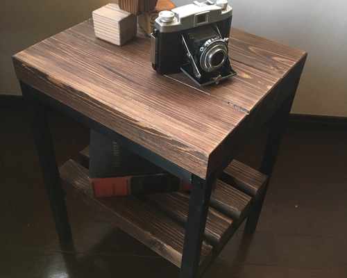 ビンテージ　ラウンドサイドテーブル ローテーブル　コーヒーテーブル　剥離 ビンテージ ラウンドサイドテーブル ローテーブル コーヒー