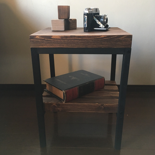 ビンテージ サイドテーブル・ローテーブル・ブライワックス