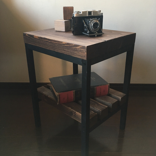 ビンテージ サイドテーブル・ローテーブル・ブライワックス