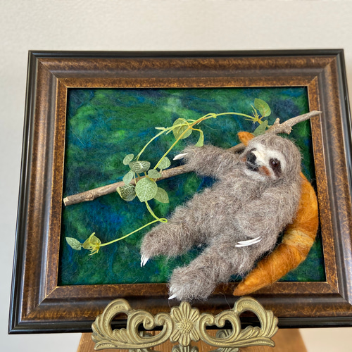 【ナマケモノ】 抱きつきアニマル/なまけもののノア-1(W210×D180×H220): 廃番